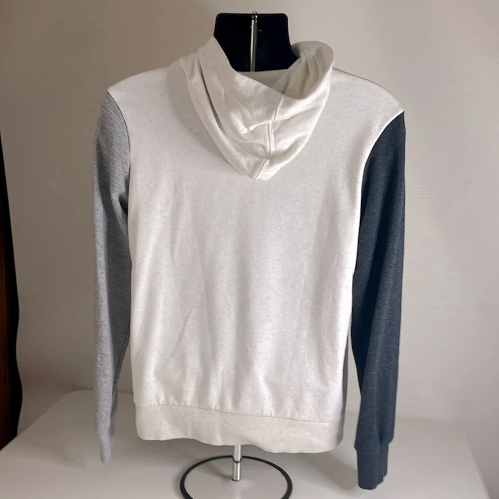 Converse Boys  Gray and Blue Colorblock Hoodie